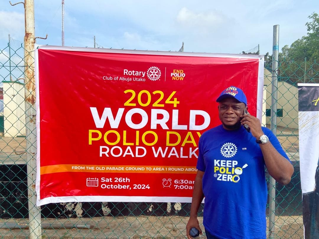 End Polio Walk 2024: Rotary Club of Abuja Utako Joins District 9127's Fight Against Polio - Thumbnail 3